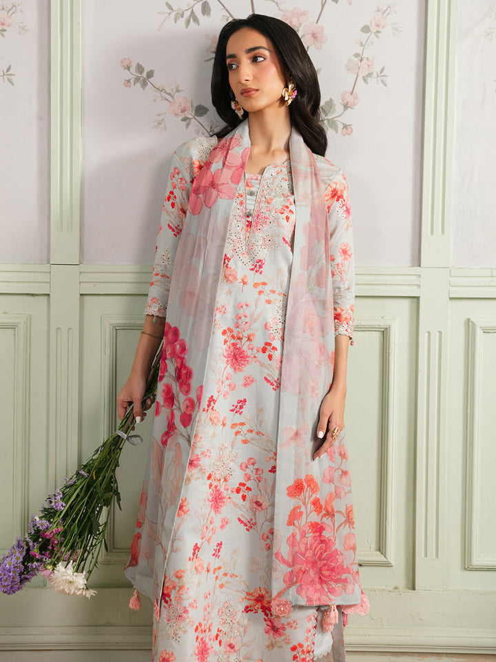 The Meetup by Yards Unstitched Embroidered Lawn 3 Piece Suit First Glance Casual Collection