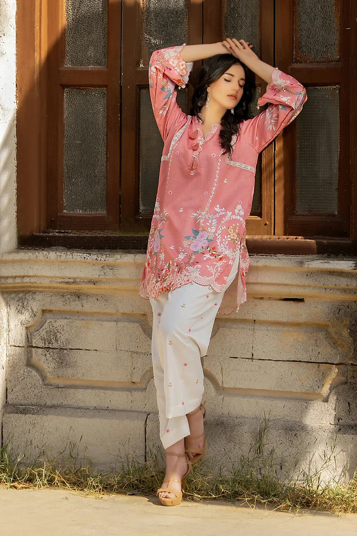 Dhaga Women Pret Printed Herringbone 2 Piece Suit Florence FW25DSE705 - Winter Collection