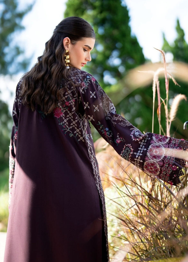 Serenity by Florent Unstitched Embroidered Dobby 3 Piece Suit FL26USF Zynah - Festive Collection