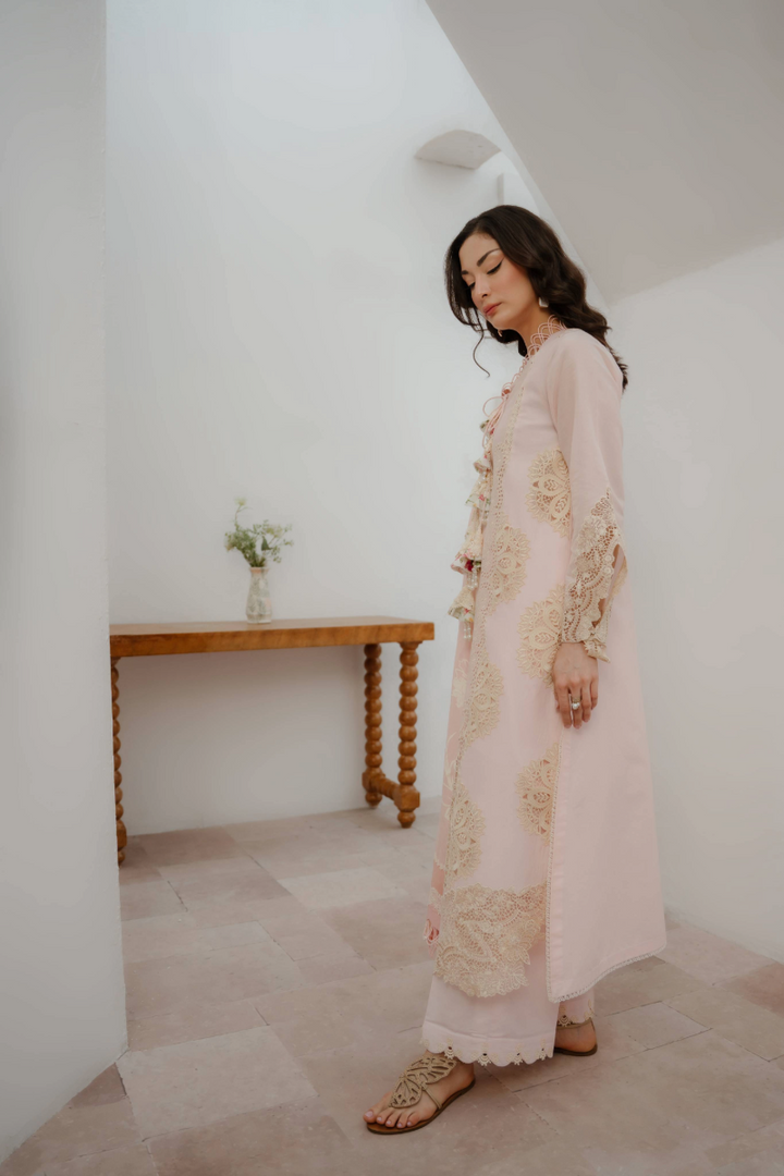 Manara by Maria Embroidered Chiffon 3 Piece Suit FREESIA - Festive Collection