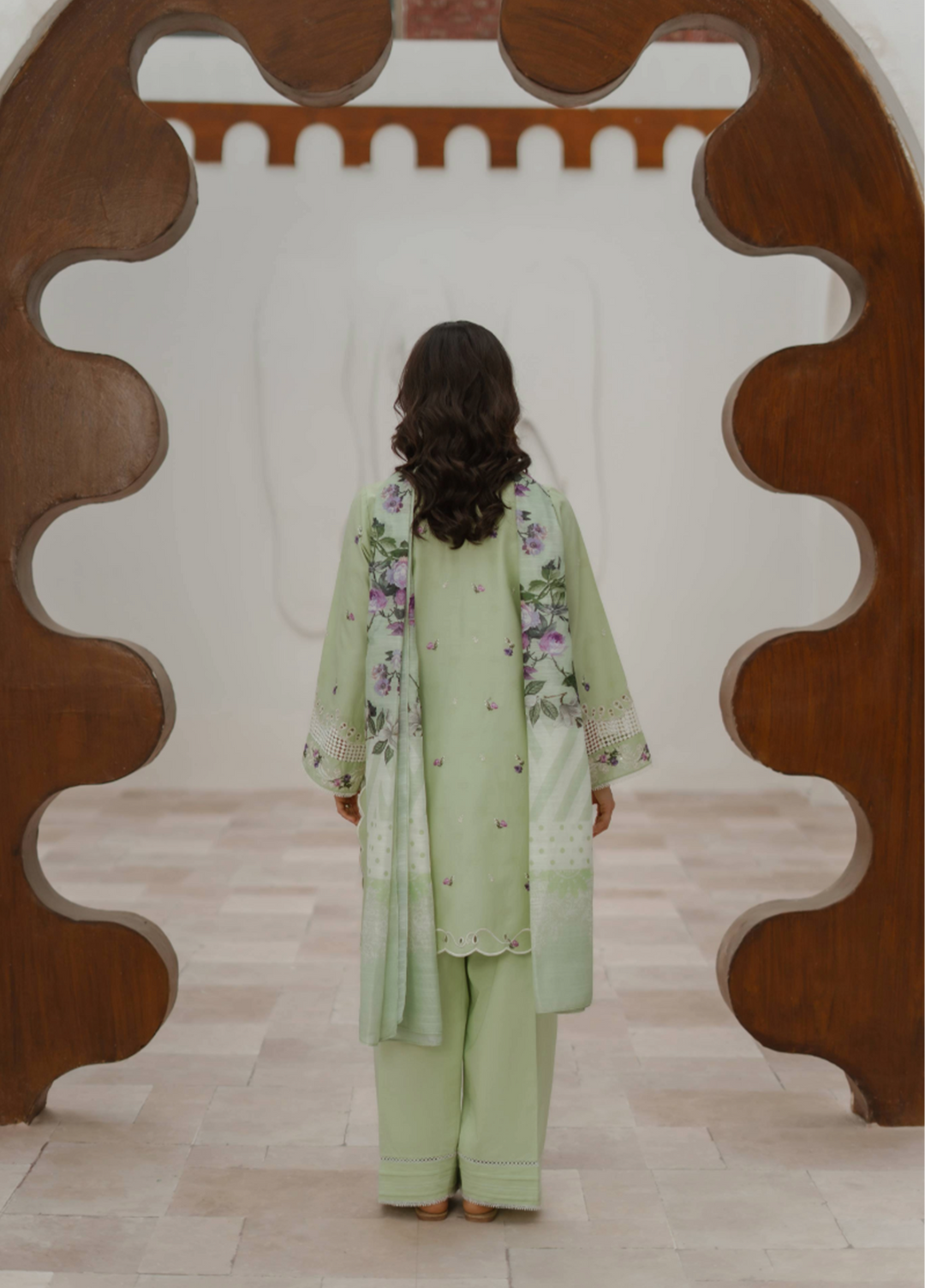 Manara by Maria RTW Embroidered Lawn 3 Piece Suit MN26RF Gardenia M-05 - Festive Collection