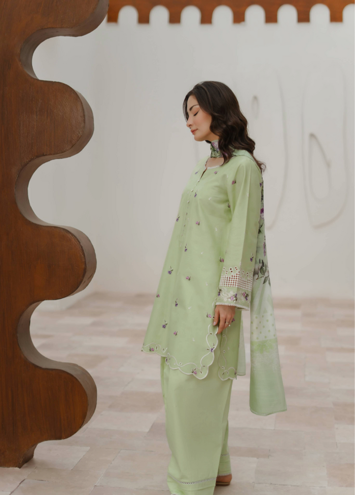 Manara by Maria RTW Embroidered Lawn 3 Piece Suit MN26RF Gardenia M-05 - Festive Collection
