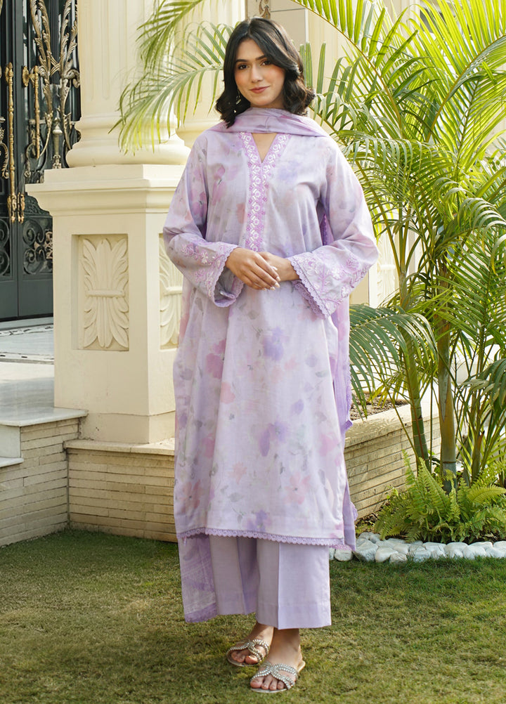 Zyna Unstitched Printed Lawn 3 Piece Suit ZY26ULP Elina - Casual Collection