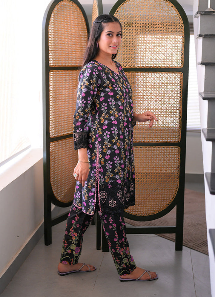 Farasha by Ishq e Rang RTW Embroidered Lawn 2 Piece Suit Shadow Luxe Casual Collection