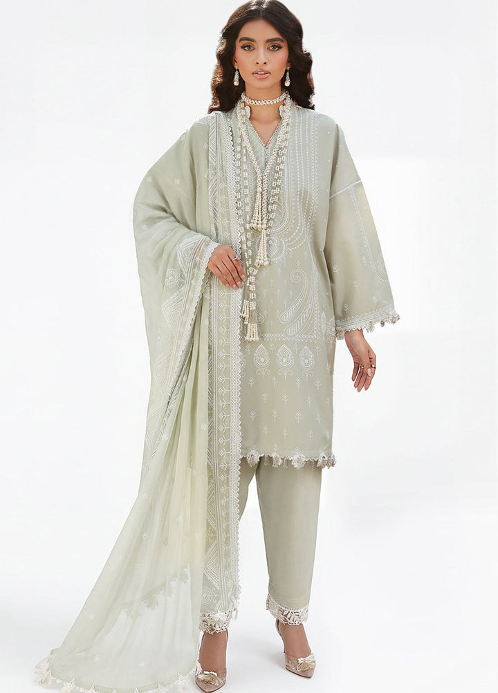 Gul Ahmed Unstitched Luxury Embroidered Lawn 3 Piece Suit GA26UGL KD-62004 - Festive Collection