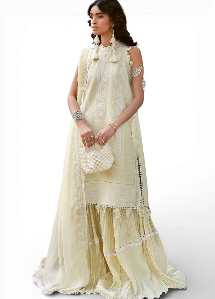 Gul Ahmed Unstitched Luxury Embroidered Lawn 3 Piece Suit GA26UGL KD-62005 - Festive Collection