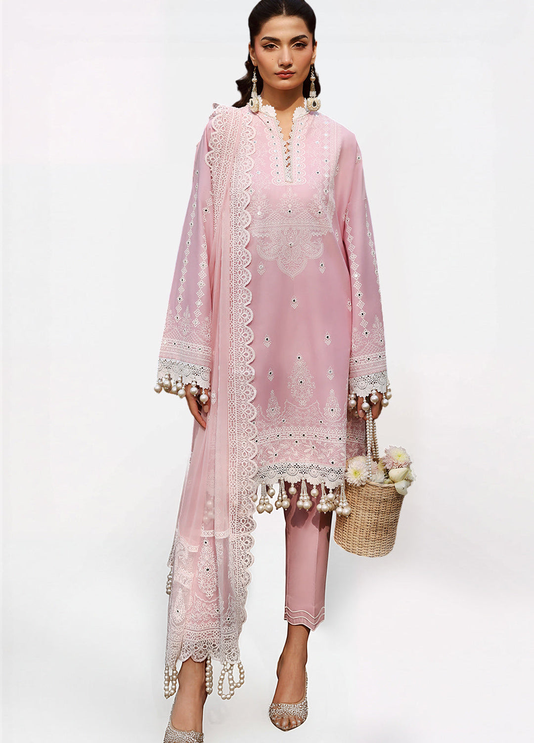 Gul Ahmed Unstitched Luxury Embroidered Lawn 3 Piece Suit GA26UGL PM-62020 - Festive Collection