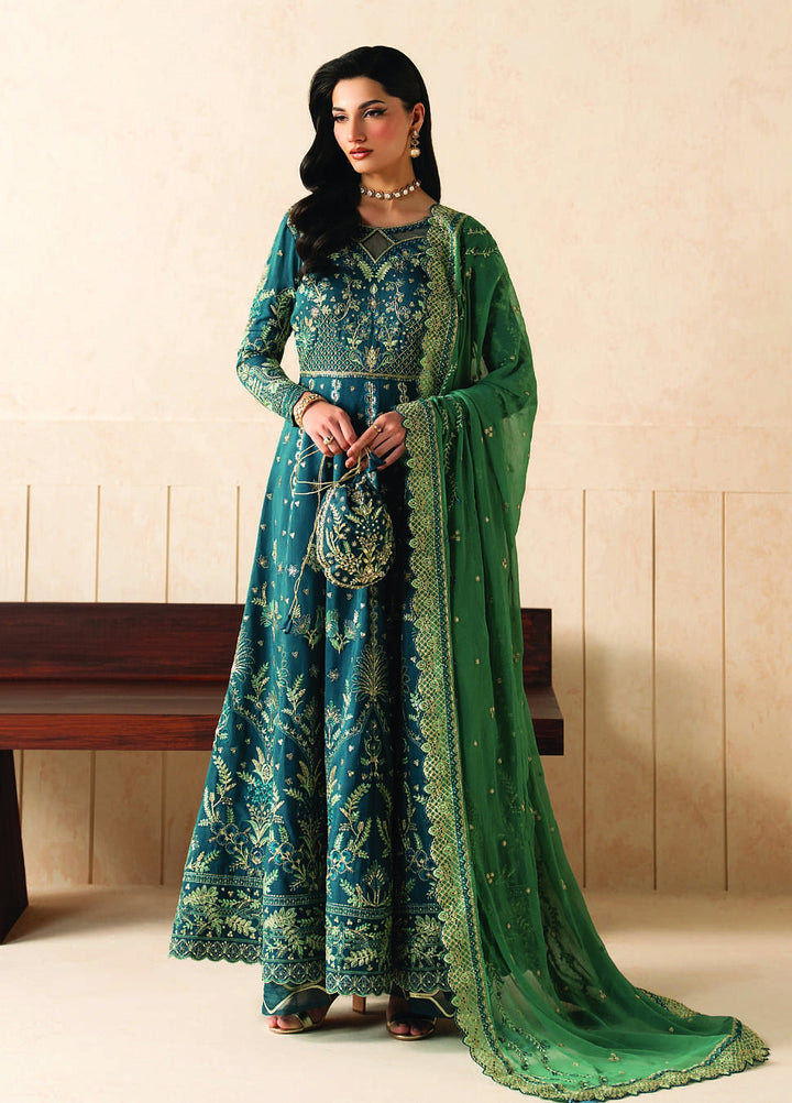 Syleena by Gulaal Unstitched Embroidered Raw Silk 3 Piece Suit GL26USR Zarian SD-25 - Festive Collection