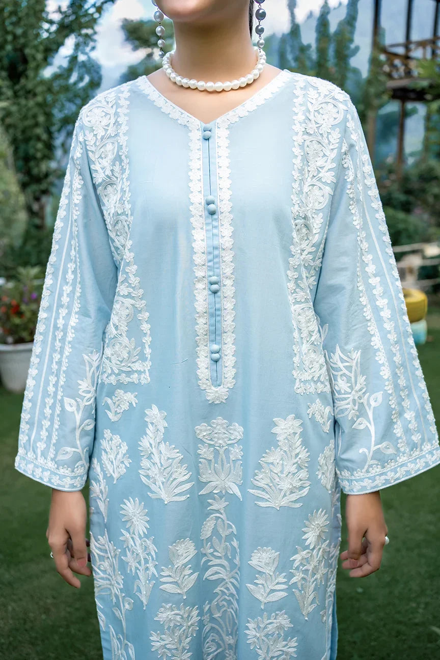 Dhaga Women Pret Embroidered 2 Piece cotton Fleur SS25DSE122 - Summer Collection