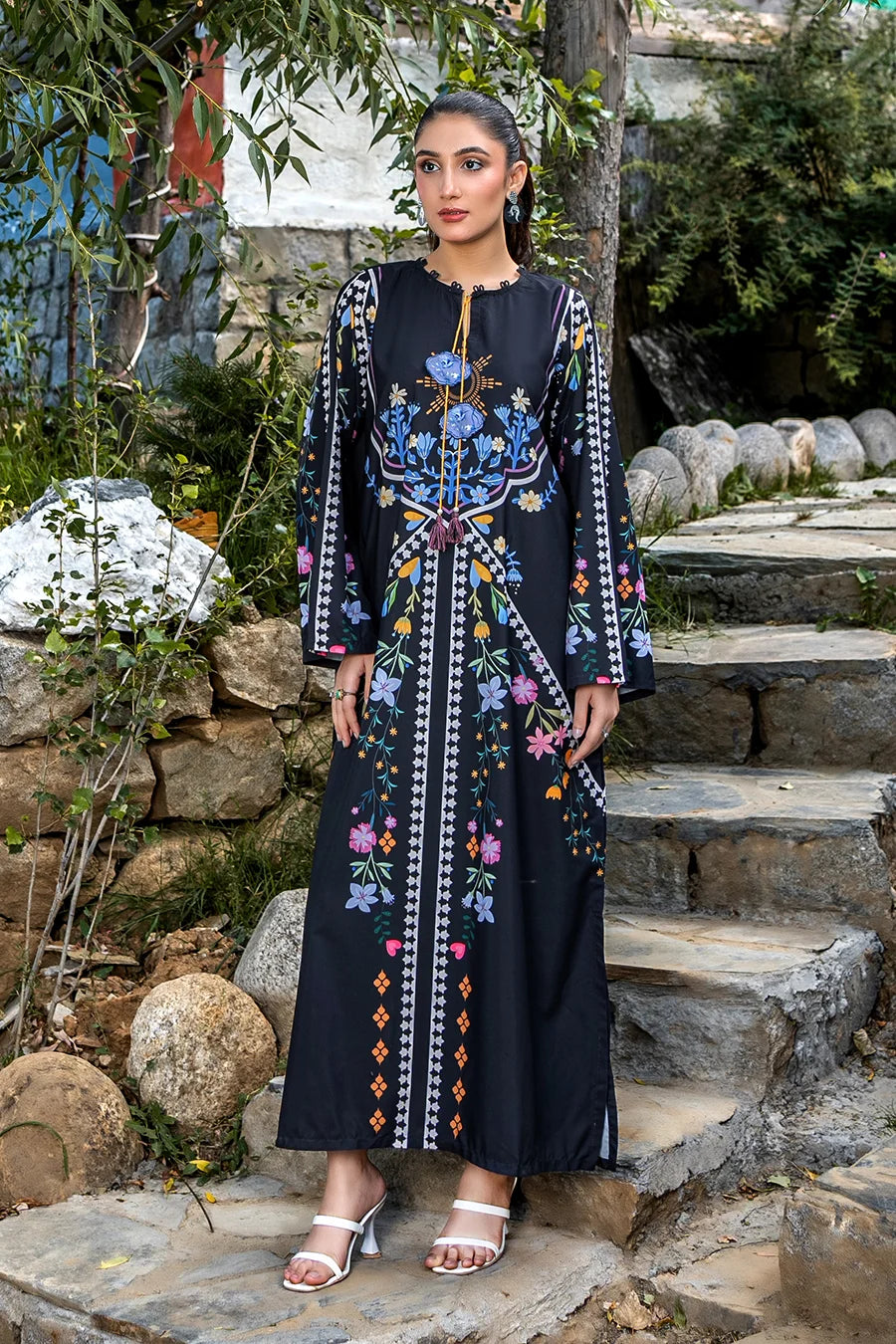 Dhaga Women Pret Printed 1 Piece Soft Crepe NOA SS25DSP293 - Summer Collection