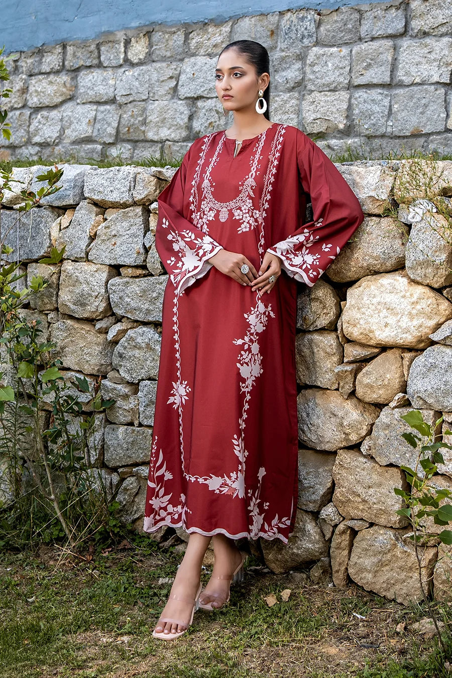 Dhaga Women Pret Printed 1 Piece Soft Crepe MYRA SS25DSP294 - Summer Collection
