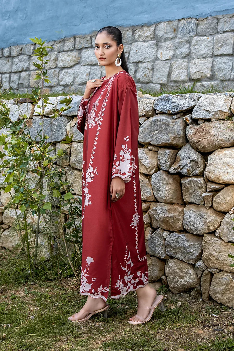 Dhaga Women Pret Printed 1 Piece Soft Crepe MYRA SS25DSP294 - Summer Collection
