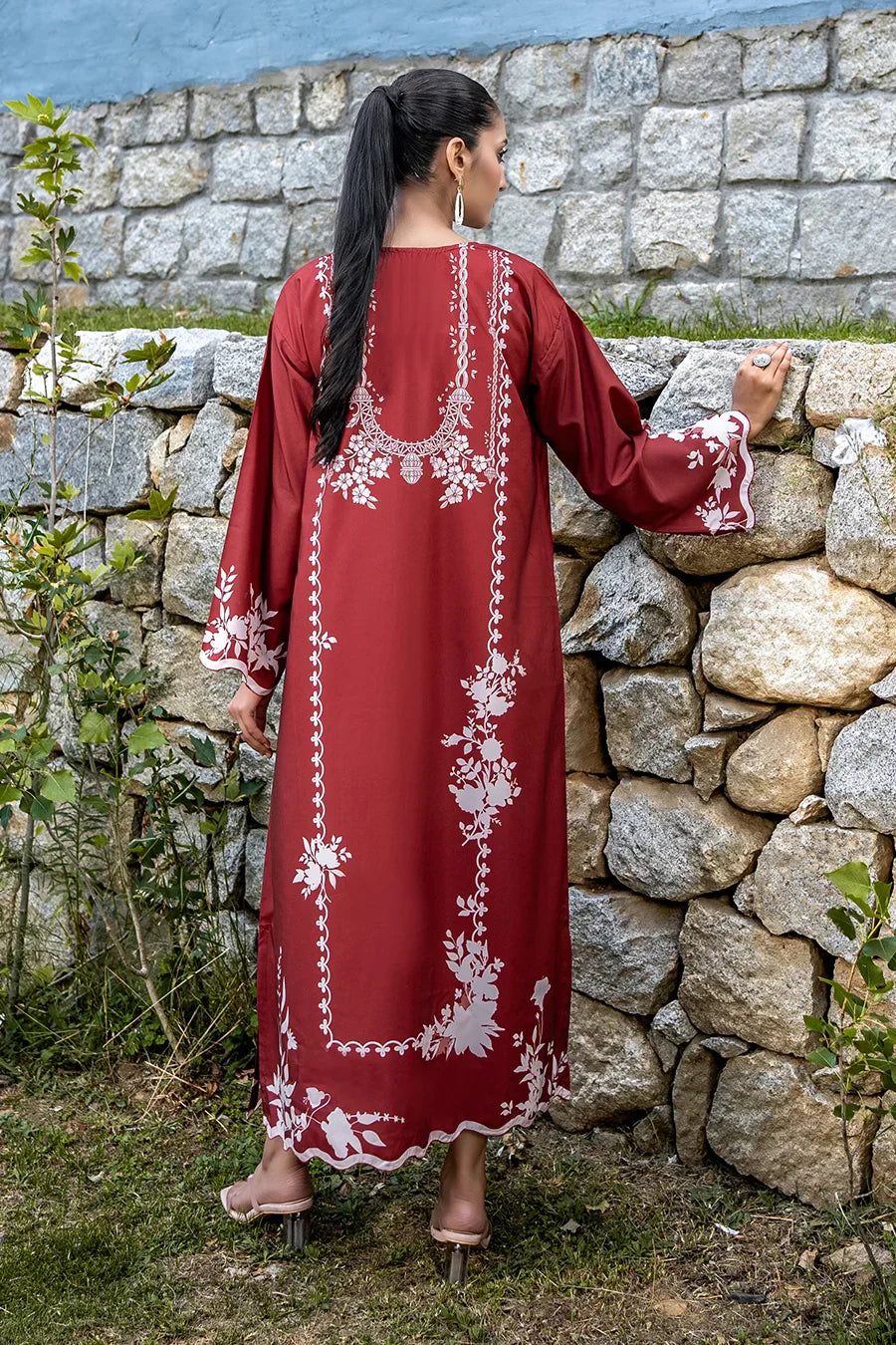 Dhaga Women Pret Printed 1 Piece Soft Crepe MYRA SS25DSP294 - Summer Collection