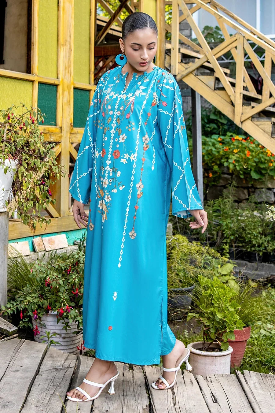 Dhaga Women Pret Printed 1 Piece Soft Crepe CAPRINA SS25DSP297 - Summer Collection