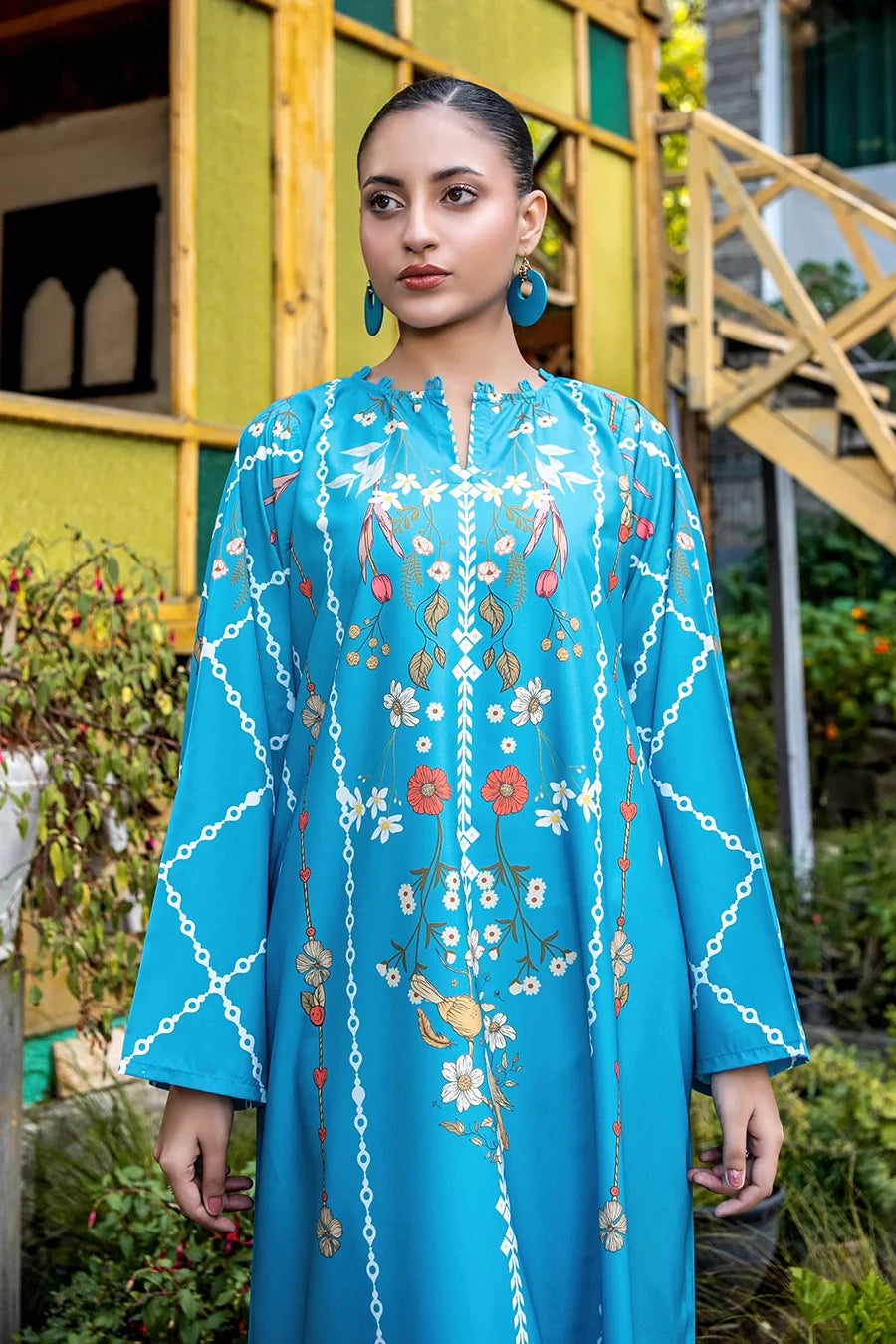 Dhaga Women Pret Printed 1 Piece Soft Crepe CAPRINA SS25DSP297 - Summer Collection
