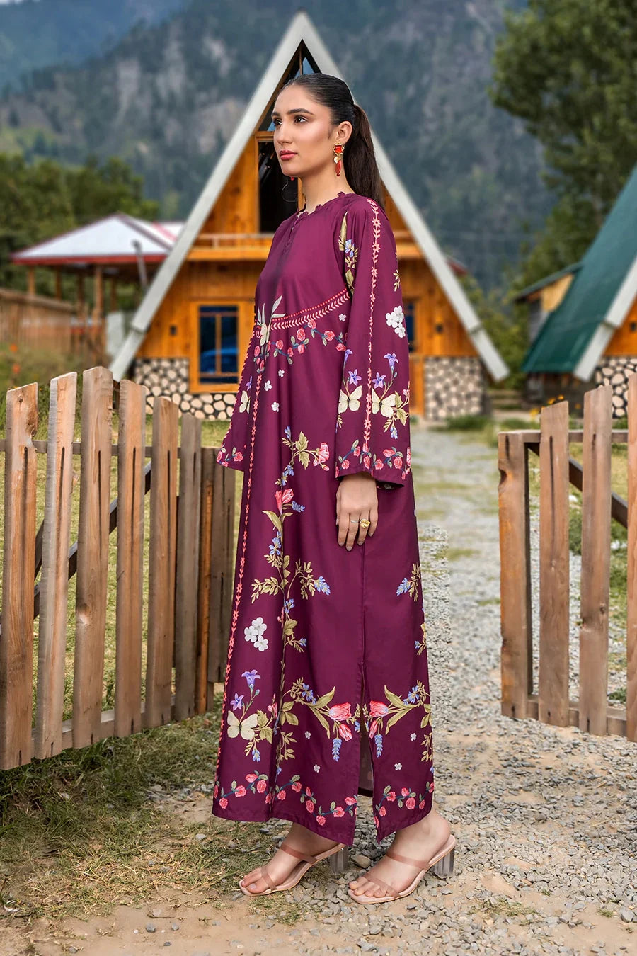 Dhaga Women Pret Printed 1 Piece Soft Crepe AVERY SS25DSP296 - Summer Collection