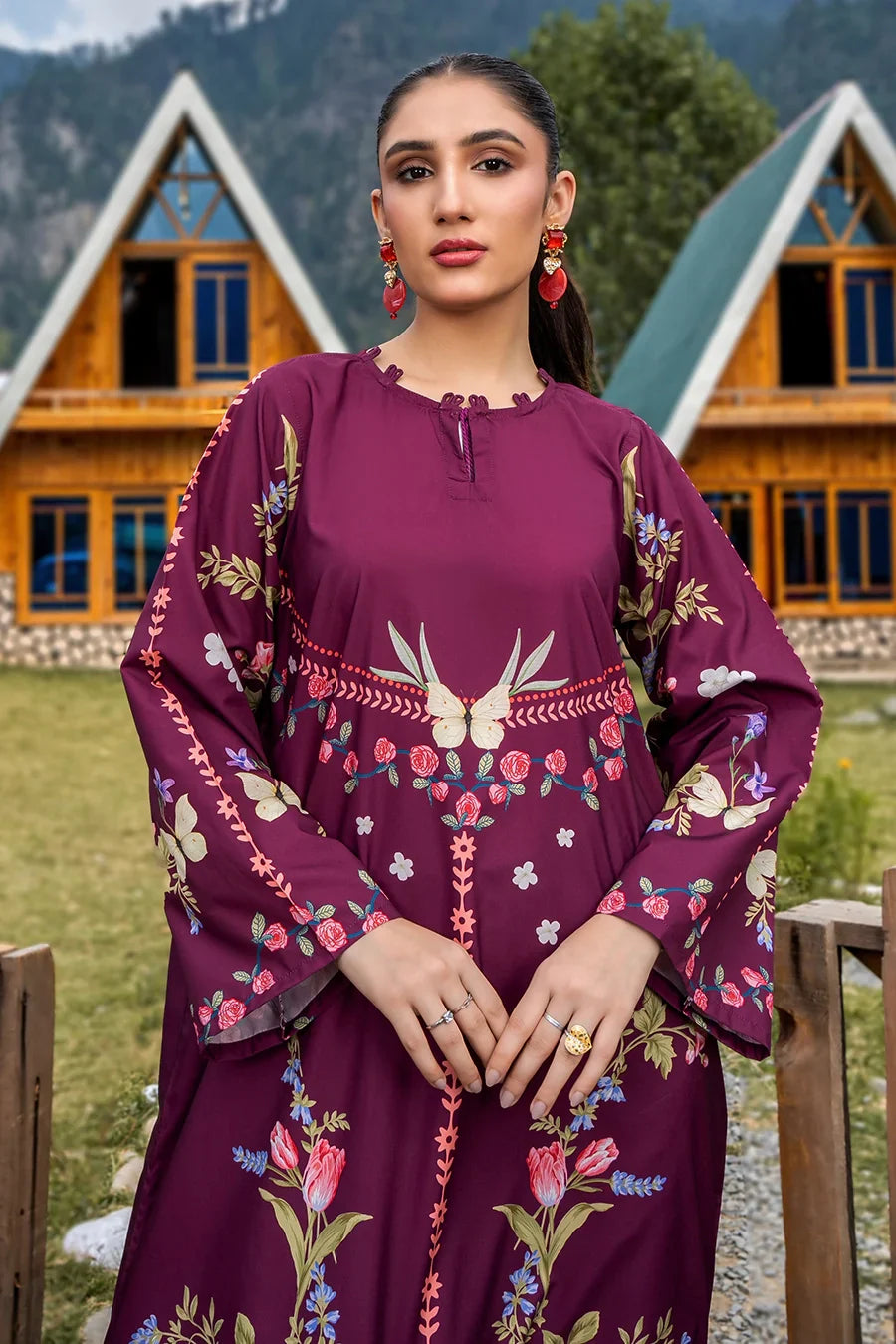 Dhaga Women Pret Printed 1 Piece Soft Crepe AVERY SS25DSP296 - Summer Collection