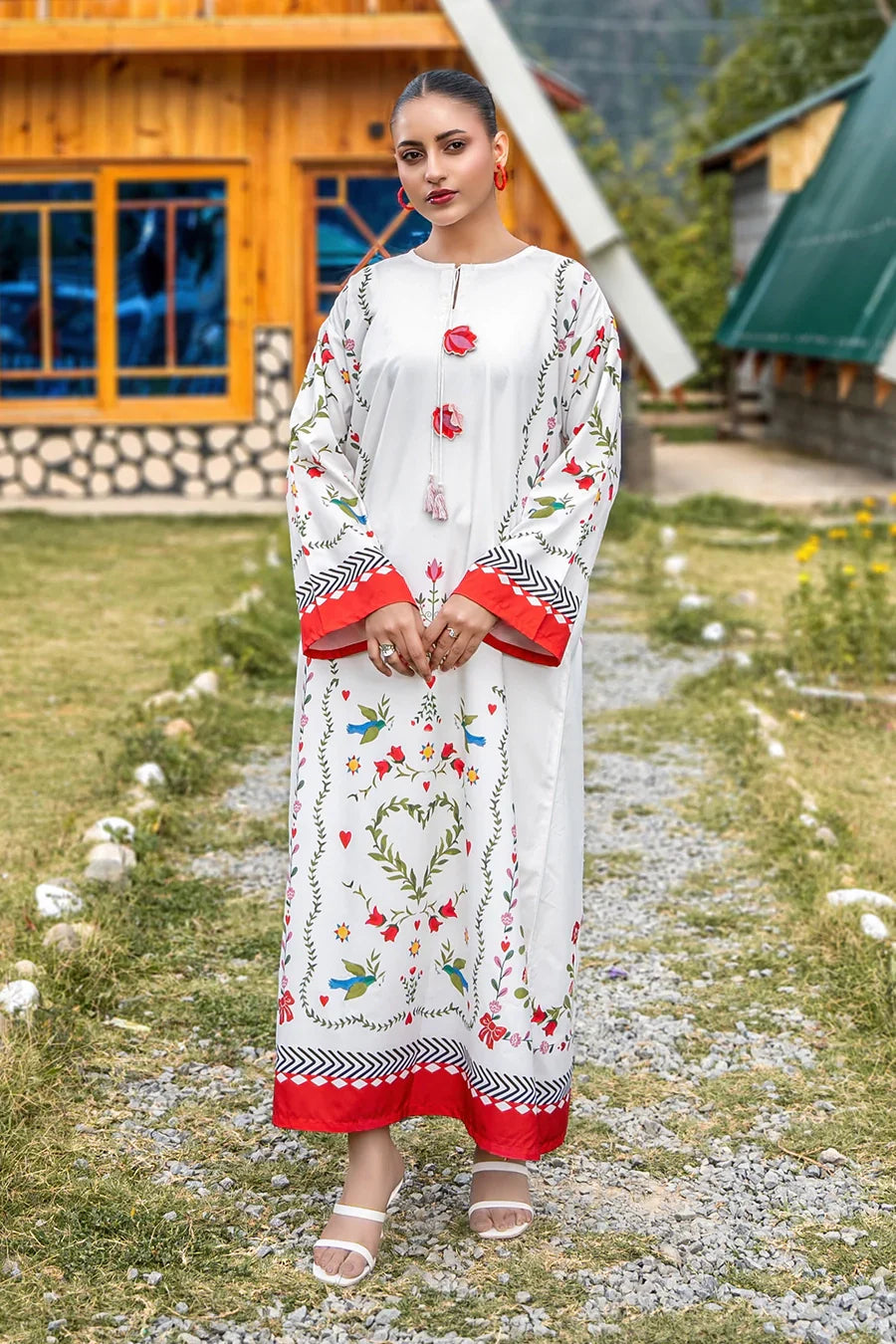 Dhaga Women Pret Printed 1 Piece Soft Crepe LENNOX SS25DSP298 - Summer Collection