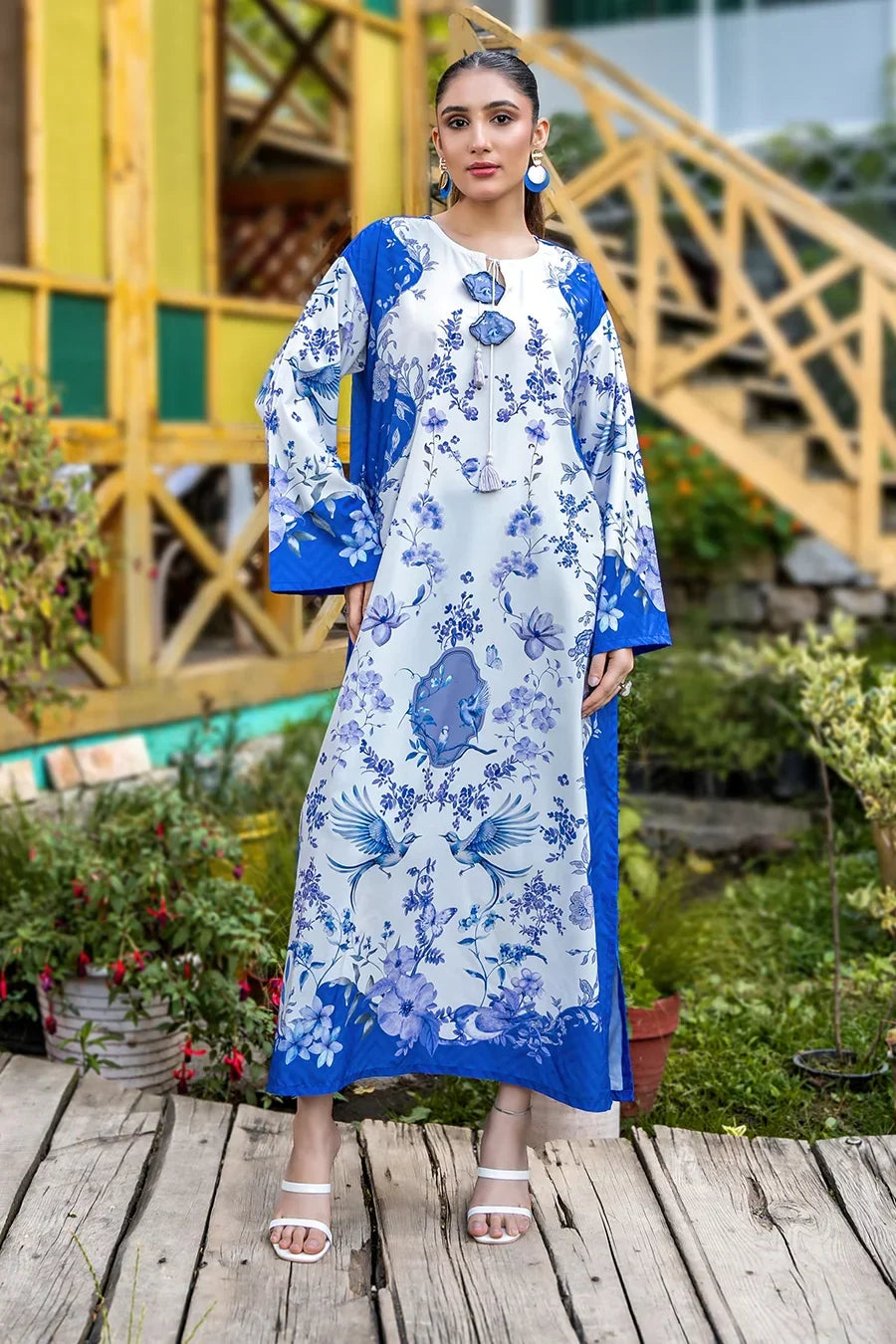 Dhaga Women Pret Printed 1 Piece Soft Crepe MAVIS SS25DSP292 - Summer Collection
