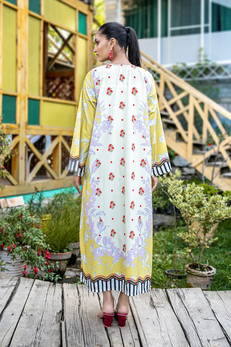 Dhaga Women Pret Printed 1 Piece Soft Crepe COLETTE SS25DSP295 - Summer Collection