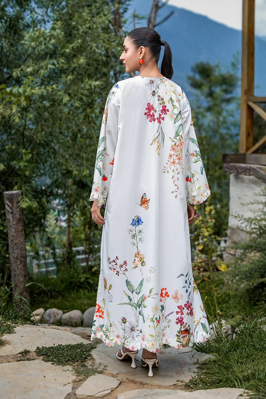 Dhaga Women Pret Printed 1 Piece Soft Crepe MILDRED SS25DSP289 - Summer Collection