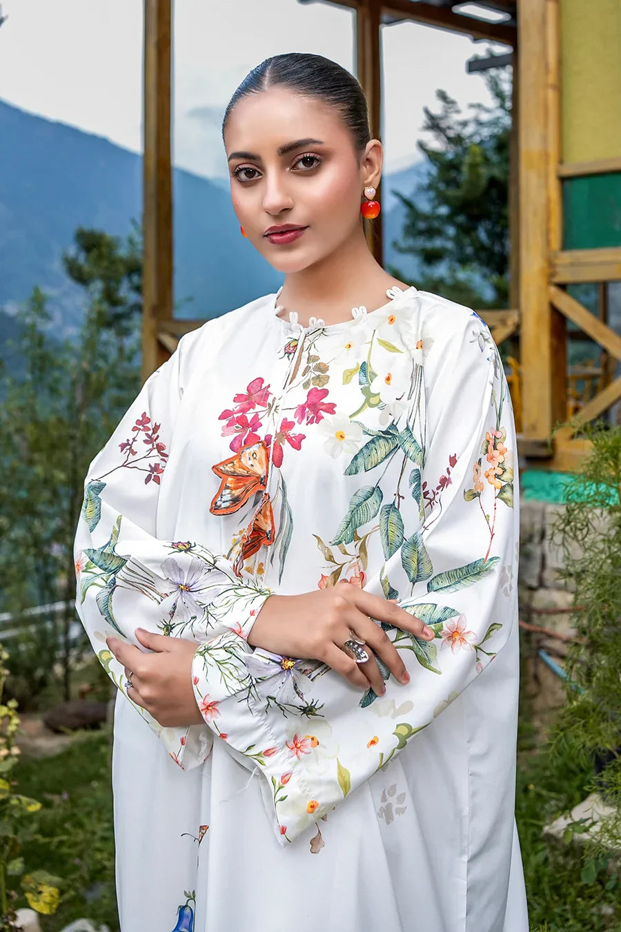 Dhaga Women Pret Printed 1 Piece Soft Crepe MILDRED SS25DSP289 - Summer Collection