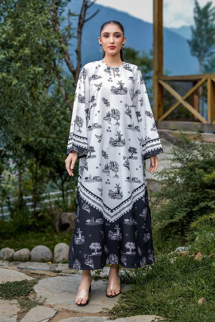 Dhaga Women Pret Printed 1 Piece Soft Crepe LOIS SS25DSP291 - Summer Collection