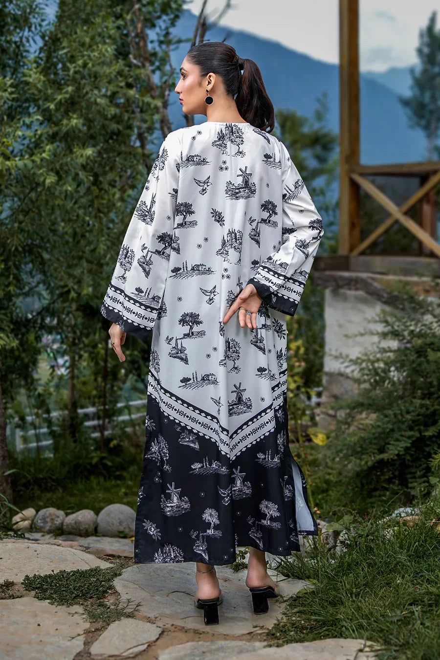 Dhaga Women Pret Printed 1 Piece Soft Crepe LOIS SS25DSP291 - Summer Collection