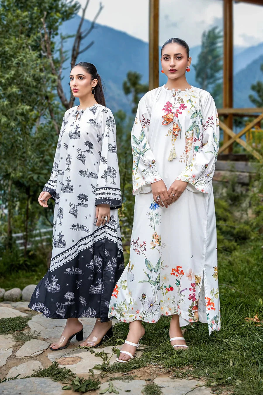 Dhaga Women Pret Printed 1 Piece Soft Crepe LOIS SS25DSP291 - Summer Collection