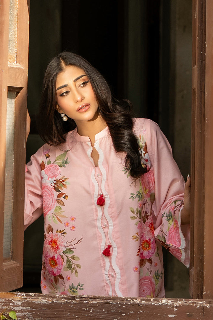 Dhaga Women Pret Printed Herringbone 2 Piece Suit Ophellia SS25DSP329 - Winter Collection