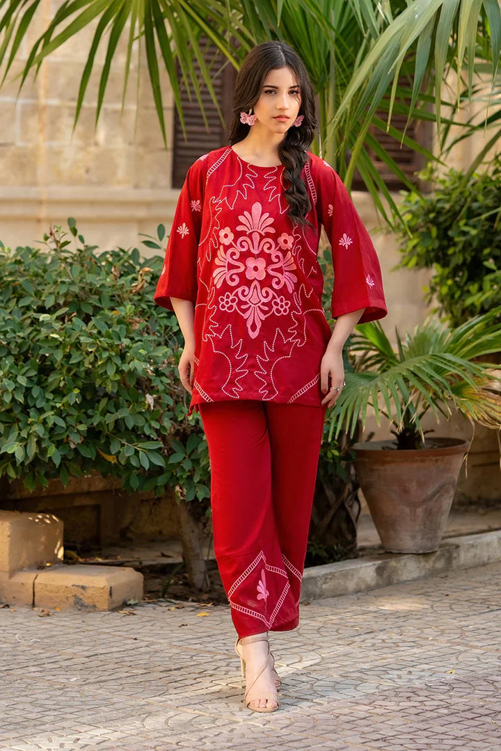 Dhaga Women Pret Embroidered 2 Piece poly cambric DSE SS25DSE151 - Summer Collection