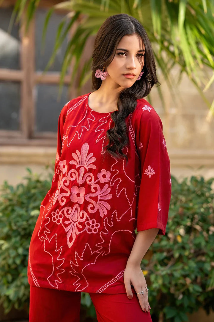 Dhaga Women Pret Embroidered 2 Piece poly cambric DSE SS25DSE151 - Summer Collection