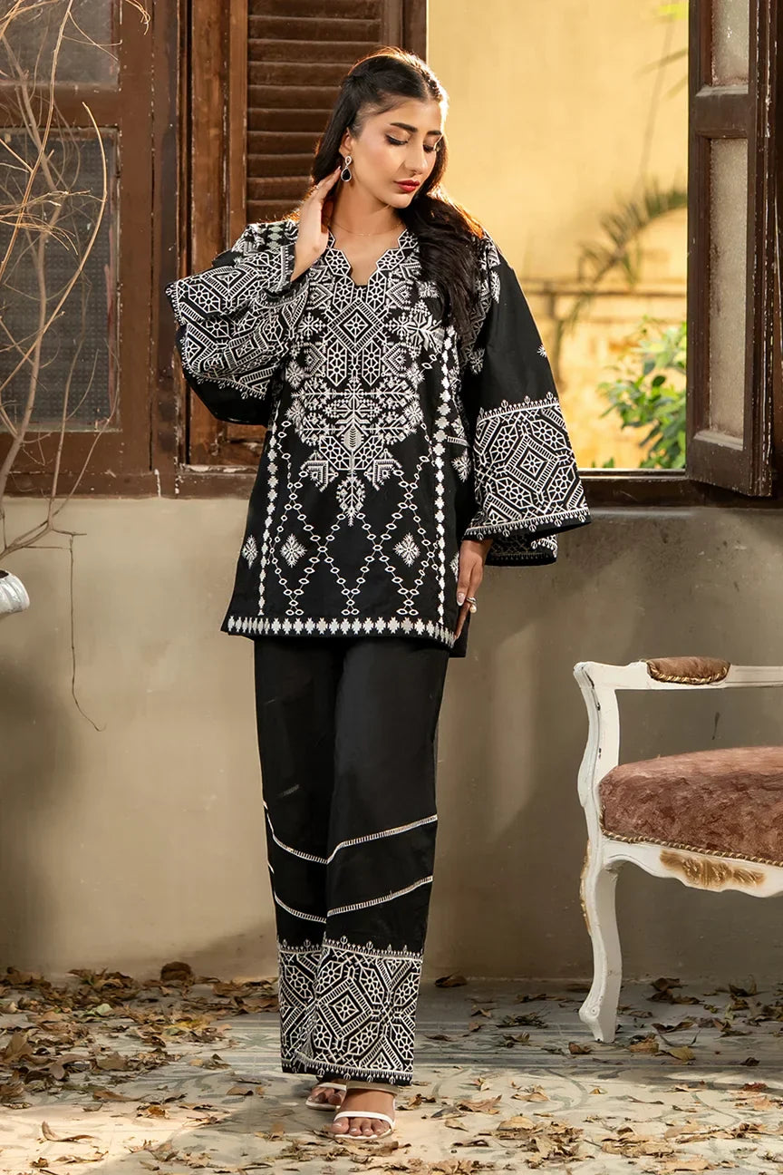 Dhaga Women Pret Embroidered 2 Piece cotton Corditional SS25DSE145 - Summer Collection