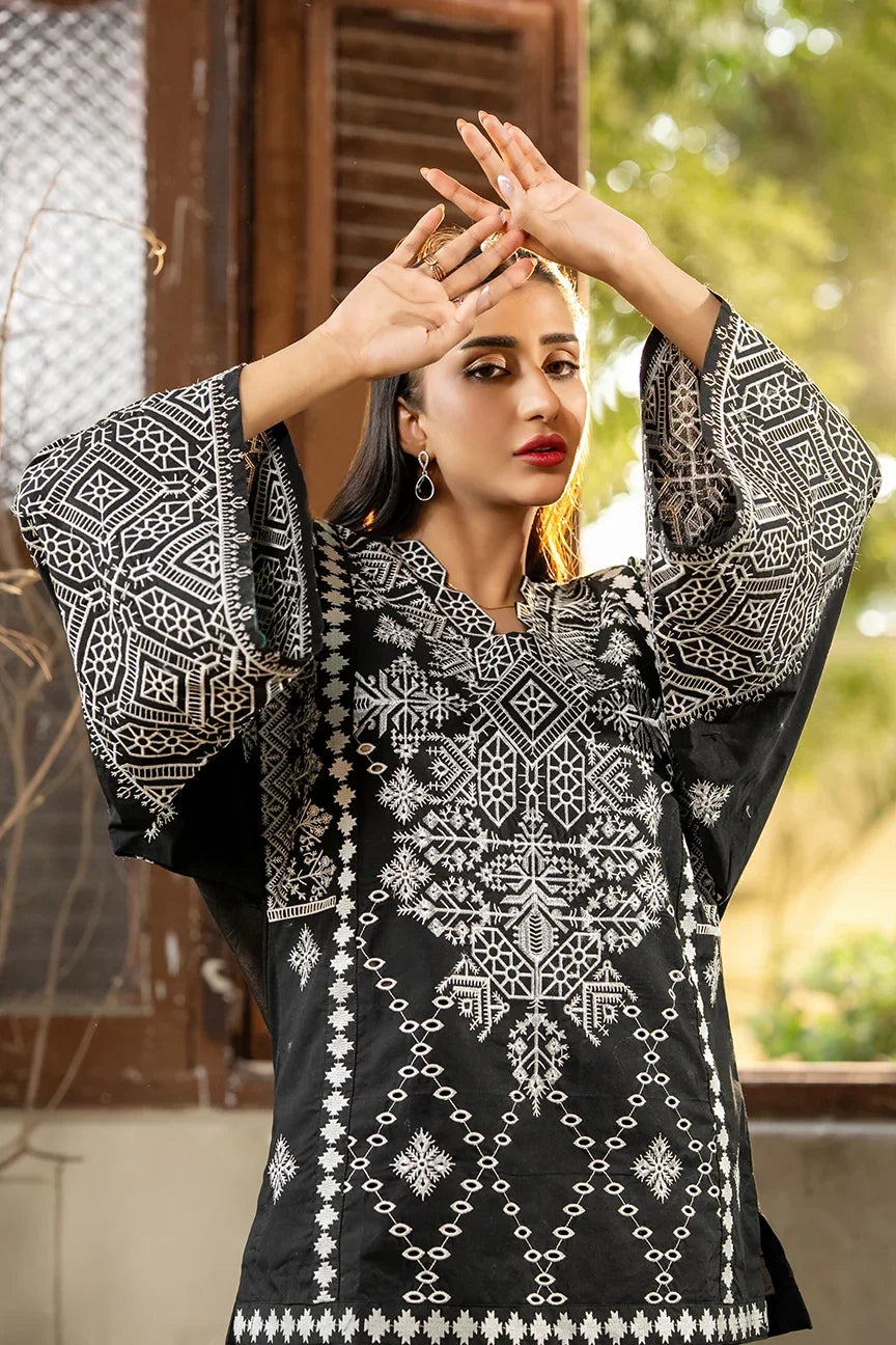 Dhaga Women Pret Embroidered 2 Piece cotton Corditional SS25DSE145 - Summer Collection