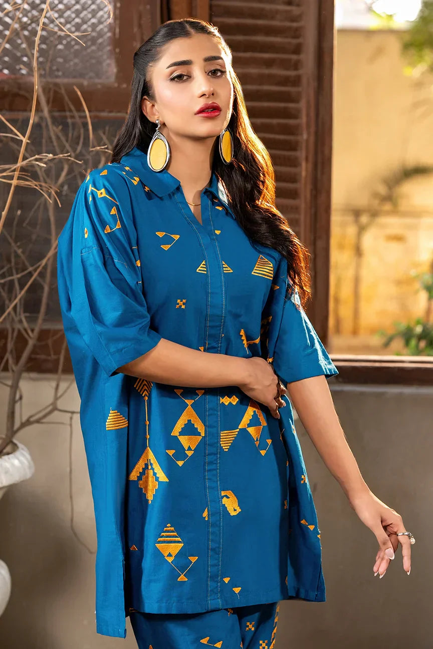 Dhaga Women Pret Embroidered 2 Piece cotton Mid Dream SS25DSE144 - Summer Collection