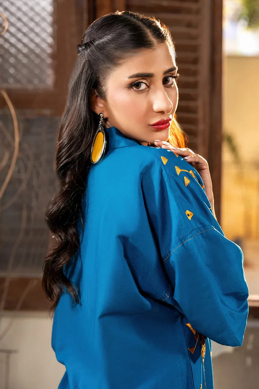 Dhaga Women Pret Embroidered 2 Piece cotton Mid Dream SS25DSE144 - Summer Collection