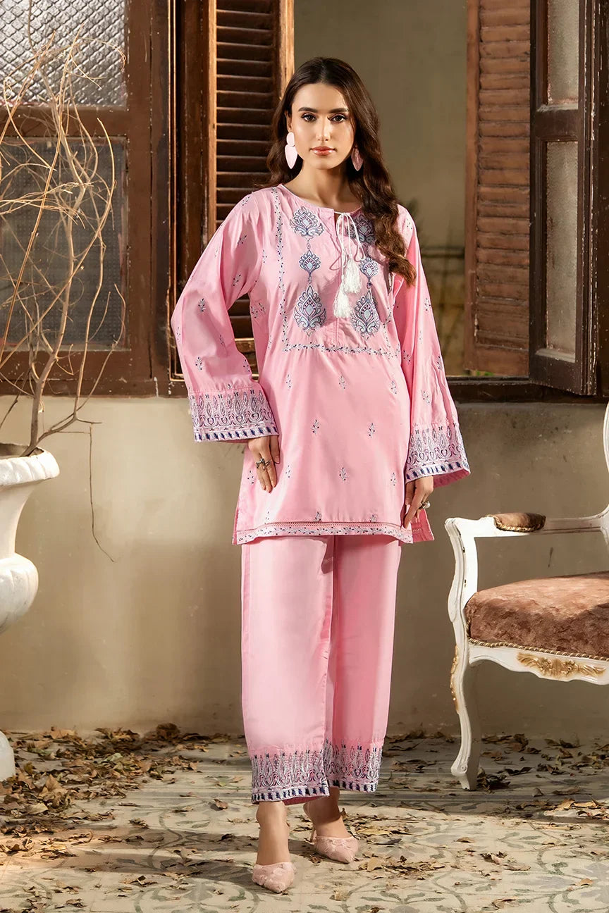 Dhaga Women Pret Embroidered 2 Piece cotton Morning Dew SS25DSE135 - Summer Collection
