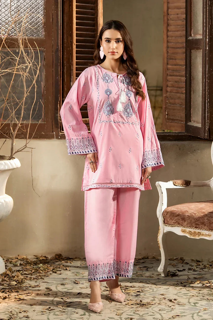 Dhaga Women Pret Embroidered 2 Piece cotton Morning Dew SS25DSE135 - Summer Collection
