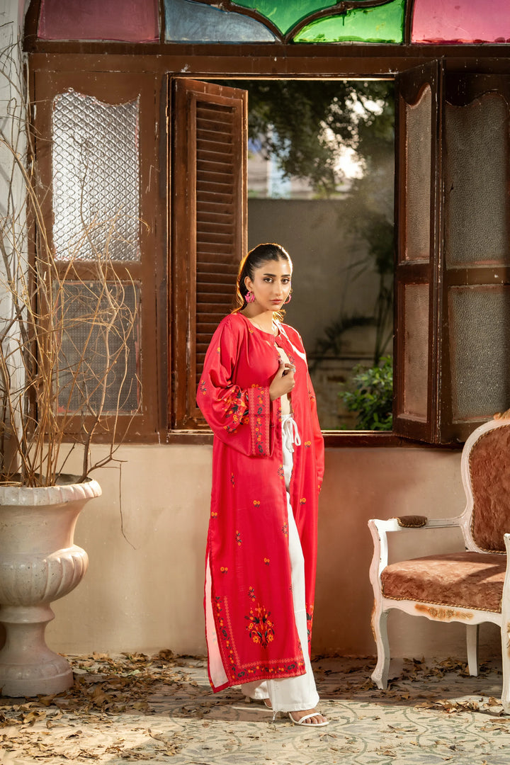 Dhaga Women Pret Printed Herringbone 1 Piece Suit Nyssa SS25SHDP601 - Winter Collection