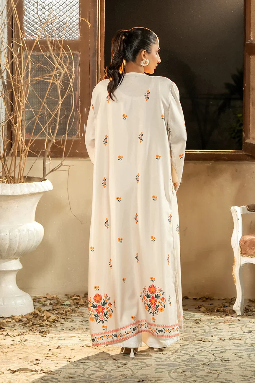 Dhaga Women Pret Printed Herringbone 1 Piece Suit Azian SS25SHDP602 - Winter Collection