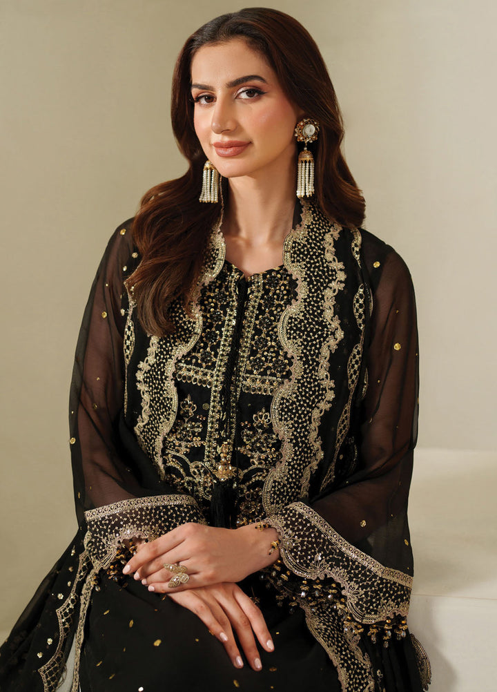 Reena by Alizeh Fashion Embroidered Chiffon Suits Unstitched 3 Piece AFB25RW HM-4049 Reshma - Wedding Collection