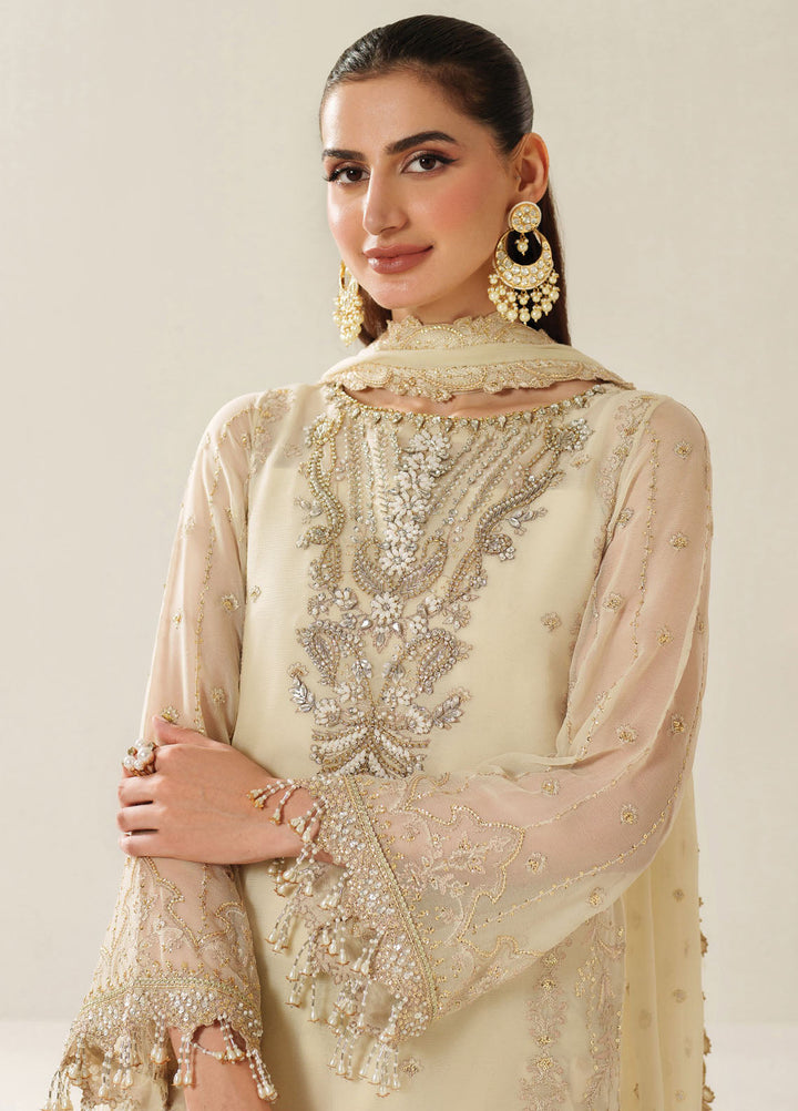 Reena by Alizeh Fashion Embroidered Chiffon Suits Unstitched 3 Piece AFB25RW HM-4052 Parnoor - Wedding Collection