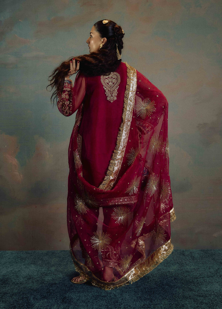 Kamiar Rokni Unstitched Embroidered Organza 3 Piece Suit KR26UF Gulnaz - Festive Collection
