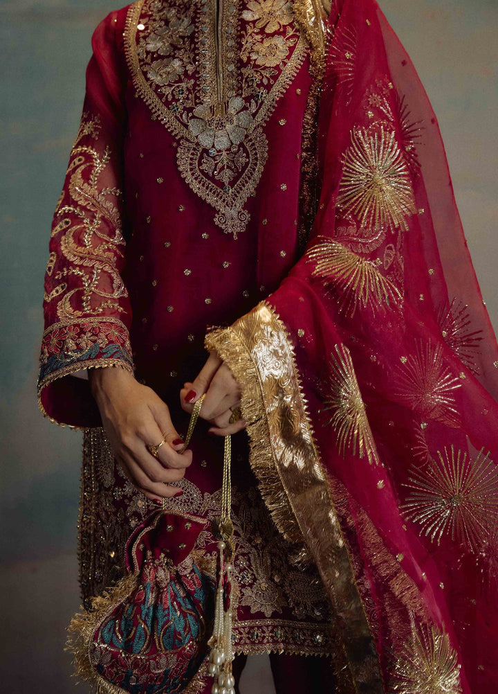 Kamiar Rokni Unstitched Embroidered Organza 3 Piece Suit KR26UF Gulnaz - Festive Collection