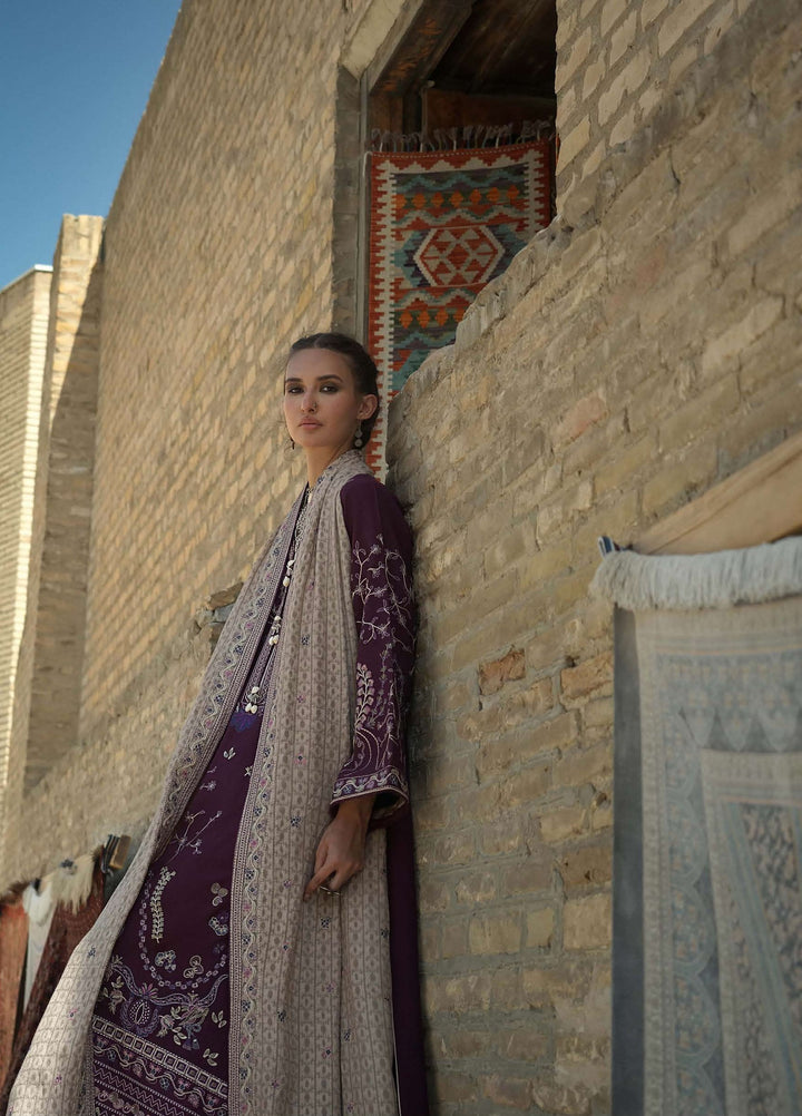 Beneath Bukhara by Mushq Unstitched Embroidered Corduroy 3 Piece Suit MU26UBBW Caravan HUNWI260102 - Winter Collection