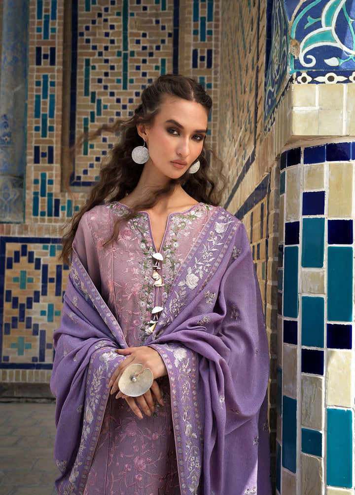 Beneath Bukhara by Mushq Unstitched Embroidered Karandi 3 Piece Suit MU26UBBW Ark Reverie HUNWI260108 - Winter Collection