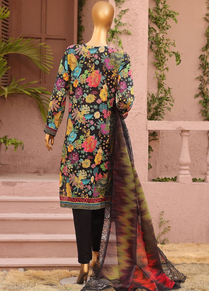 Meenakari by HZ Textiles Unstitched Embroidered Cotton 3 Piece Suit HZ26UCM MEC-1001 - Casual Collection