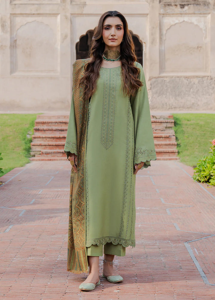 Nooraniyat by Izel Embroidered wool Suits Unstitched 3 Piece IZ25NW Haseen - Winter Collection