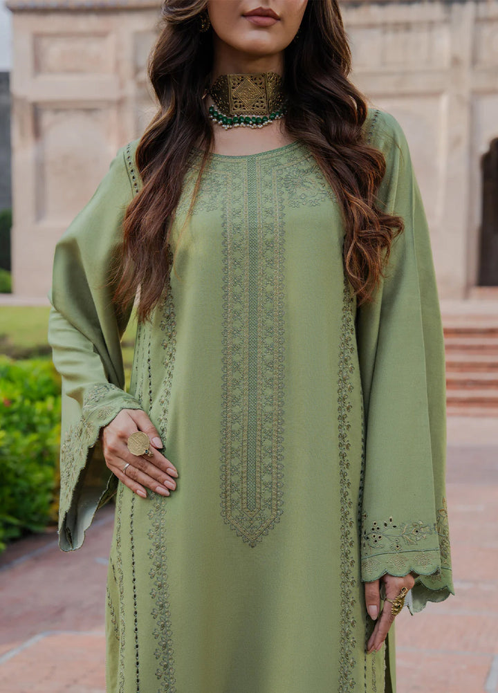 Nooraniyat by Izel Embroidered wool Suits Unstitched 3 Piece IZ25NW Haseen - Winter Collection