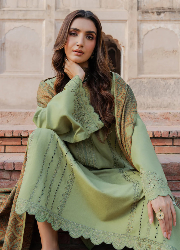 Nooraniyat by Izel Embroidered wool Suits Unstitched 3 Piece IZ25NW Haseen - Winter Collection